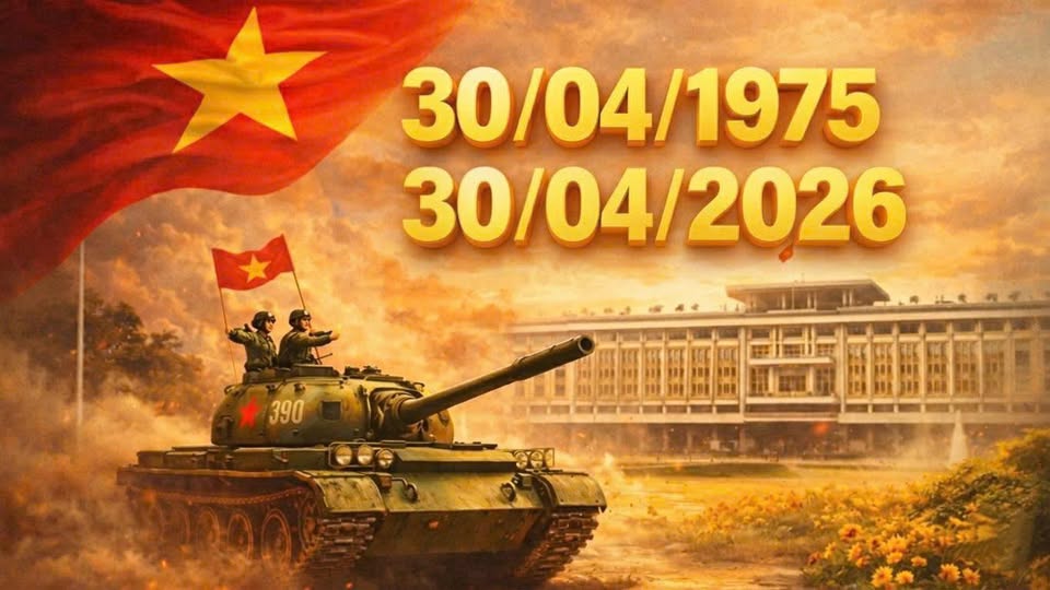 Chào Mừng Đại Lễ 30/04 – Ngày Giải Phóng Miền Nam Thống Nhất Đất Nước